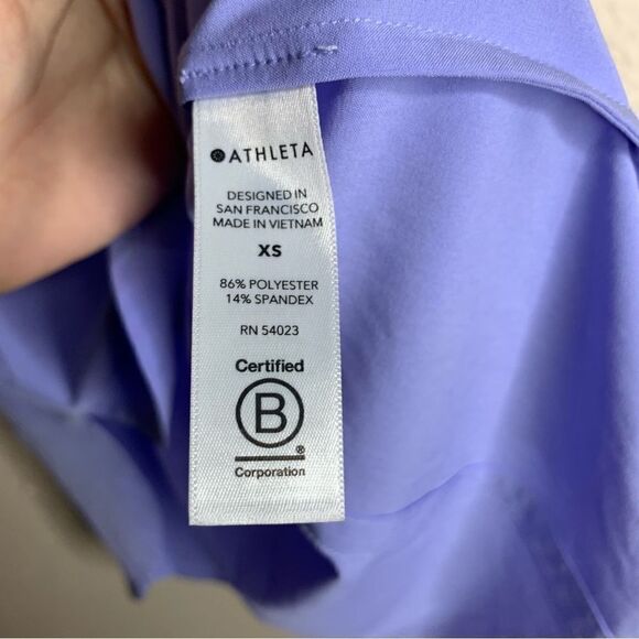 Athleta Zephyr V Neck Tee relaxed lavender - Picture 11 of 11